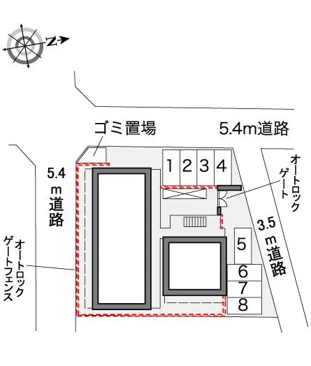 ★手数料０円★名古屋市中村区中島町２丁目　月極駐車場（LP）